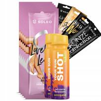 Soleo Lovely Legs 5x10ml Stiprus kojų įdegio stipriklis + Nemokami priedai