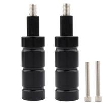 2pcs Motorcycle LED Headlight Fog Light Mounting Bracket Post Support Base Mount Bike Sport Tail Light Spotlight Bracket juoda