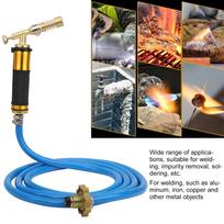 Propane Welding Tools Gas Plumbing Turbo Torch Pipeline Cutter Propane Welding Soldering Brazing with Hose Turbo Torch with Hose 2.5m tube