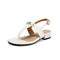 Women's flat-soled sandals summer new comfortable casual sandals large size toe sandals 34 balta