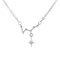 Constellation Necklace Short Student Tide Shining Hexagram Rice Character Cold Wind Collarbone Chain