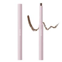 FASIO Waterproof Eyebrow Round 02 Brown Eyebrow Pencil that Lasts (Thick Tip) 0.7g