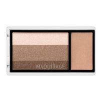 MAQUILLAGE Dramatic Eye Color BR744 Chocolate Mille Crepe Eyeshadow Customized Gradient Nose Shadow Eyebrow Body (Multi) 2.5g