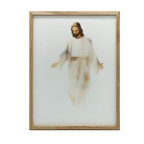 Spokój I Otulenie: Jezus W Akwareli Spokój I Otulenie: Jezus W Akwareli, 30X40 Cm, Rama Drewniana Ciemny Brąz, Papier Matowy 230 Gsm 36