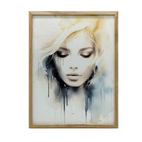 Watercolor Dream Watercolor Dream, 50X70 Cm, Dark Brown Wooden Frame, 230 Gsm Matte Paper 54