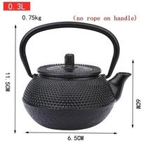 Japoniškas ketaus arbatinukas, lauko virdulys su filtru, arbatinukas vandens virimui, virdulys oolong, kung fu, puer arbatai, virtuvės indai