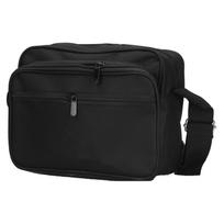 Portable Tool Bag Durabel Thicken Canvas Hardware Tool Bag WearResisting Multiple Pockets black