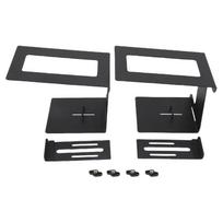 Desktop Speaker Stands with EVA Pads Carbon Steel Desktop Speaker Risers for Small Medium Computer