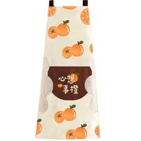 Kitchen Apron Waterproof Oil Proof Cute Coral Fleece Hand Towel Sleeveless Cooking Apron for Home