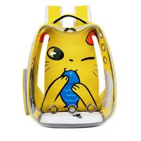Pet Carrier Backpack Oxford Cloth Transparent Space Capsule Pet Bag Travel Cage for Pet Supply