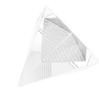 Crystal Pyramid Quartz Stone Carving Figurines Home Decoration Furnishing Article