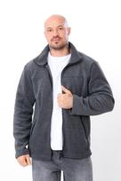 Men’s Urban Zip Hoodie – Functional Fleece Style for Active Days, Winter, 8308-027-1 HC L pilkai žalia