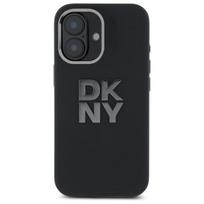 Dkny Dkhcp16Ssmcbsk Iphone 16 6.1       Black Hardcase Liquid Silicone Metal Logo
