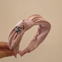 PROLY New Fashion Headband For Women Wide Side Fresh Color Headwear Side Knot Turban Girls Hair Accessorieis