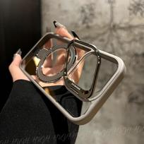 Applicable To IPhone16proMax Magnetic Phone Case Lens Dual Bracket Apple 15 with Lens Film Protective Cover 14 iPhone16