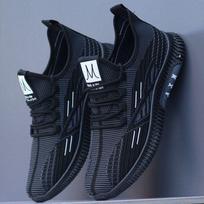 New old Beijing cloth shoes men's one-pedal breathable mesh sports trendy shoes student casual soft-soled deodorant running shoes 39