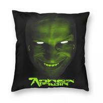 Aphex Twin Classic Nero Pillowcase Double-sided Printing Polyester Cushion Cover Decor Pillow Case Cover Sofa Square '' 30x30cm smėlis