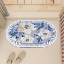 The entrance door is dirt resistant,easy to clean, and the entrance mat is made of diatomaceous earth with anti slip properties 40x60cm15.7x23.6in white