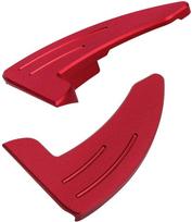 2pcs Steering Wheel Shift Paddle Extended Shifter Trim For Dodge Challenger Charger red