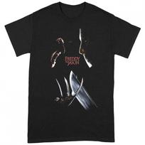 Nightmare On Elm Street Unisex Adult Freddy Vs Jason T-Shirt XXL juoda/raudona