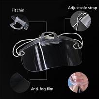 5pcs/lot Transparent Masks Permanent Anti Fog Catering Food Hotel Chef Waiter Plastic Kitchen Restaurant Masks Kitchen Tools 1pc
