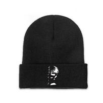 Tokyo Ghoul Kaneki Face Great Knitted Caps Women's Unisex's Beanie Winter Hat  Warm Caps One Size