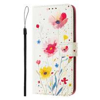 Flip Leather Case For Xiaomi Poco C75 C65 Funda Cartoon Painted Pattern Wallet Cover for Xiaomi Poco C75 C65 C40 C61 C51 Case for Poco C75 white