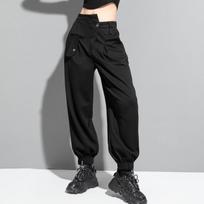 Tide Casual Women's Slimming Jogger Pants - Versatile Spring/Autumn Trousers Small (45-58 kg) juoda