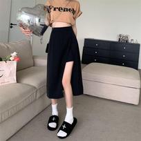 Plus Size Women's Black Pear-Shaped Autumn Slimming Waist Skort L 108-118 jin