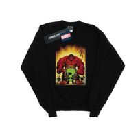 Marvel Womens/Ladies Who Is The Red Hulk Sweatshirt M juoda