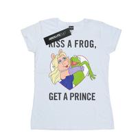 Disney Womens/Ladies The Muppets Kiss A Frog Cotton T-Shirt XXL balta