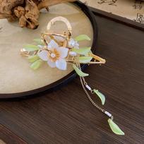 Pearl Flower Leaf Butterfly Hairpin Fashion Design Shark Clip Niche Disc Hair Premium Hair Accessories