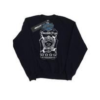Harry Potter Womens/Ladies Chocolate Frogs Mono Label Sweatshirt M juoda