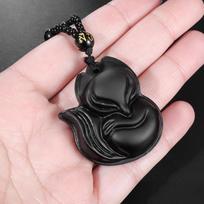 Obsidian Guan Gong Pixiu Mountain Tiger Guanyin Dragon Pendant