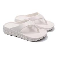 Thick-bottomed cool slippers ins Korean women's flip-flops fashion outer wear men's thickened soft-bottomed couple pinch slippers 39-40 oranžinė