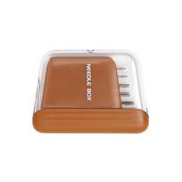 Magnetic Needle Holder Storage Box with 10 Stainless Steel Quilting Needle Portable Sewing Supply for Sewing Needlework kava