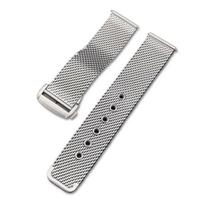 Milanese Mesh Stainless Steel Watch Band Bracelet 20mm 22mm Watchband for Omega 007 Unisex Replacement Strap Accessory 20mm sidabras