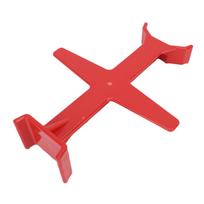 Motorcycle Fork Guard Plastic Dirt Bike Fork Saver Suspension Support Brace Universal for Off Road Travel Red raudona