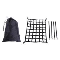Pickup Cargo Net Strong Load Bearing Adjustable Multifunctional Heavy Duty Roof Rack Cargo Basket Net with S Hook 50x42in
