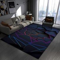 3D Abstract Geometric Illusion Area Rug Carpet for Living Room Modern Bedroom Sofa Doormat Decor Kid Game Non-slip Floor Mat 60*90cm