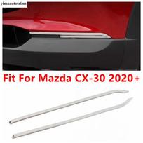 Automobilio priekinio rūko žibinto antakių juostelė Nerūdijančio plieno aksesuarai Išorės komplektas Mazda CX-30 - 2025 gray