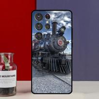 Vintažinio garvežio geležinkelio dėklas Samsung Galaxy S25 Ultra S9 S10 S20 S21 S22 Plus S23 FE S24 Ultra telefonui Galaxy S24 Plus
