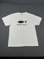 Vintage WWJD What Would Jesus Do Shirt Mens XL White Christian Fish Delta 90s S