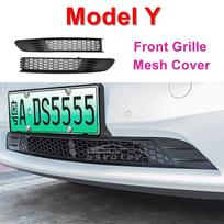 Front Grill Guard Grille Inserts Mesh for Tesla Model Y Juniper Launch Model 3 2025 2024 Air Inlet Vent Cover Bumper Accessories