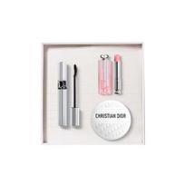 Dior Odos priežiūros dovanų rinkinys: drėkinantis tušas #090 Juodas + Presbiopijos kremas 50ml + Lūpų dažai #001 Rožiniai balta