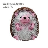 Cartoon Hedgehog Stress Squeeze Toy Soft Squish Animal Fidget Cute Desktop Decompression Kids  Children Party Gift Present
