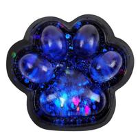 Dark 1Pc Starry Sky Cat Claw Squishy Fidget Toys Soft Cute Cat Paw Slow Rising Pinch Decompression Toy For Kids Christmas Gifts One Size