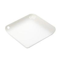 Plastic Chopping Board with Carved Edges, Food Grade Fruits Vegetables Meat Cutting Board, Non-slip Food Prep Board for Kitchen 1pc