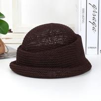 Summer Straw Pillbox Hat Woven Circle Top Straw Hat New Top Hat  Sun Basin Hat chaki