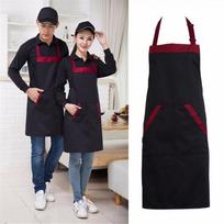 Long Man Women Waist Apron with Pocket Catering Chef Waiter Bar Waterproof juoda